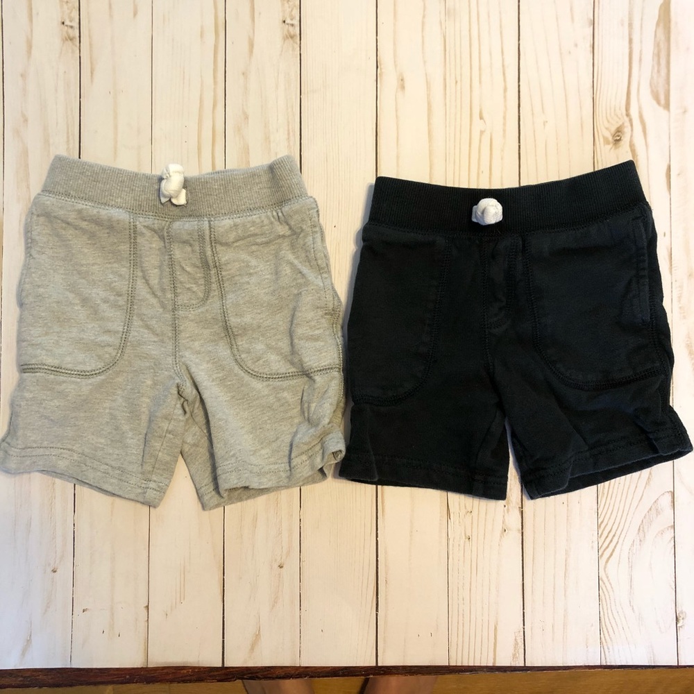 2 pairs boys cotton shorts